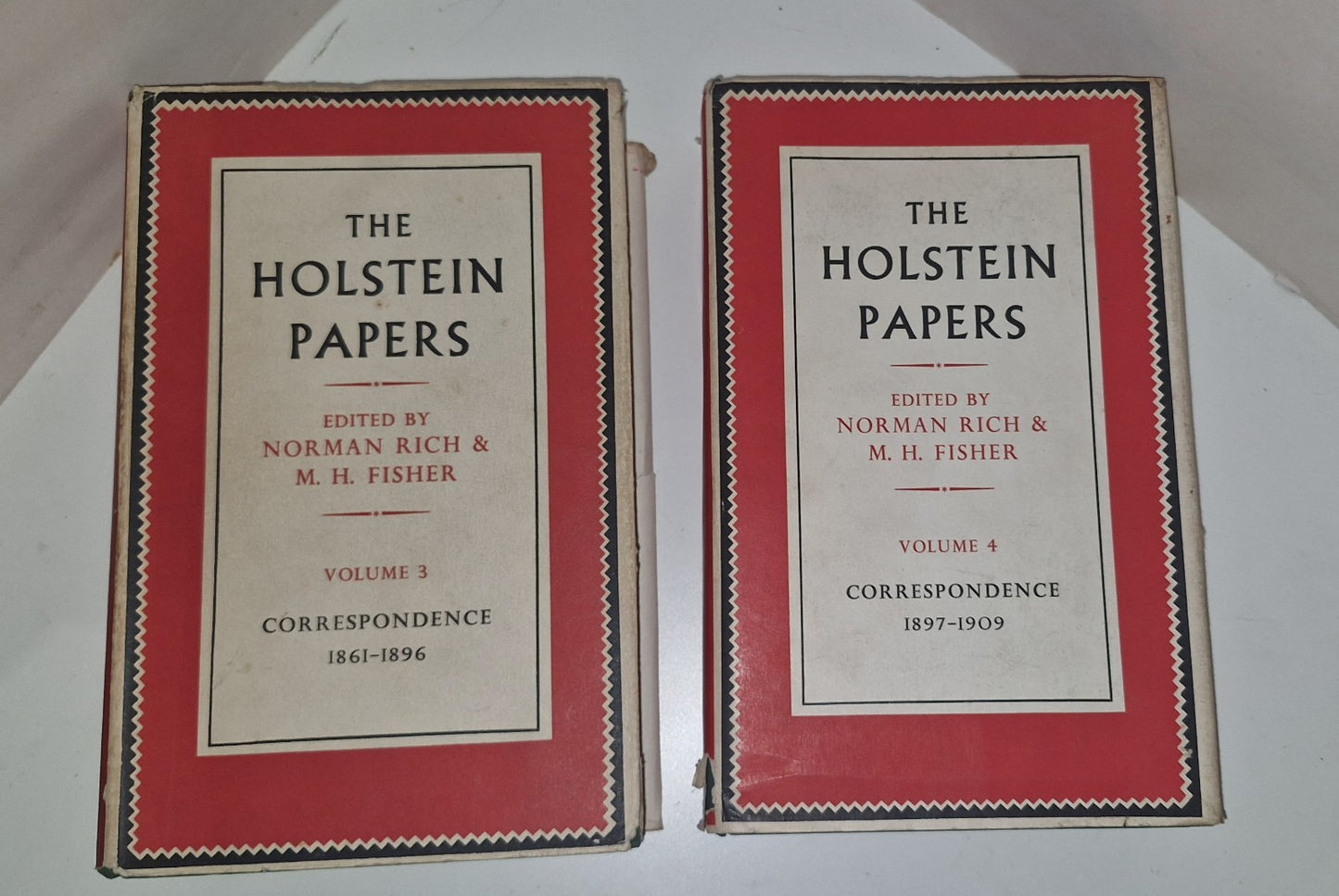 The Holstein Papers 4 Volume Hardback 1st Edition Set With Dust Jacket 1955  636