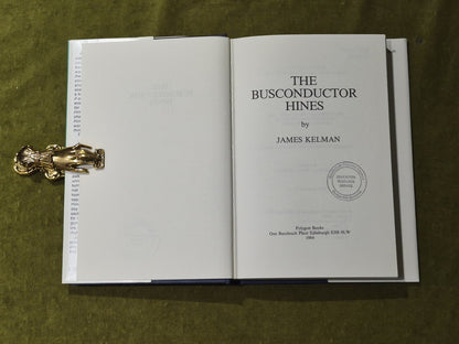 James Kelman The Busconductor Hines Polygon Books 1984 1st HB DJ Ex Library VGC5