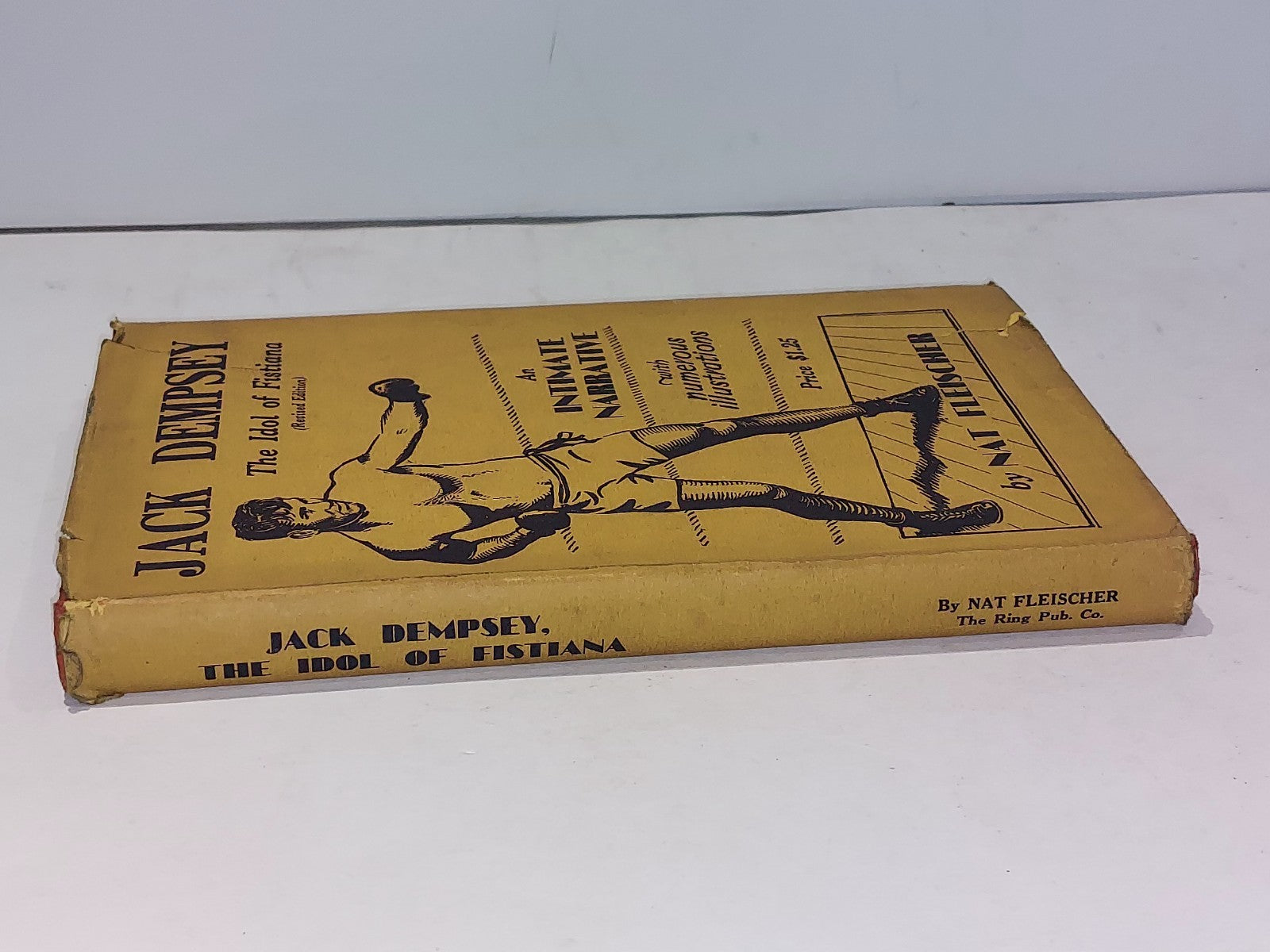 Jack Dempsey the Idol Of Fistiana by Nat Fleischer (1936) 2nd Ed Hb Book1