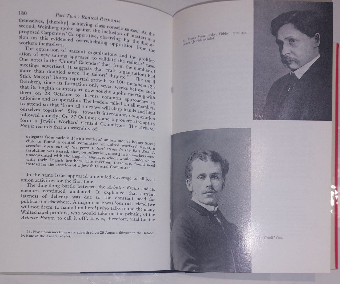 East End Jewish Radicals 1875 - 1914 By William J. Fishman, Hardback Book1