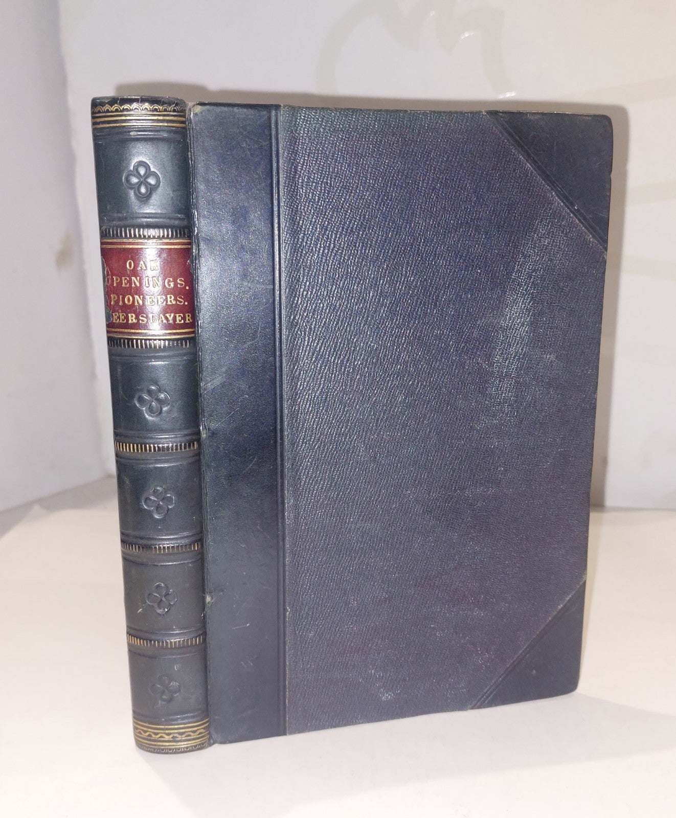 Oak Openings Or, The Beehunter by J. Fenimore Cooper, Quarter Leather Bound Hb0