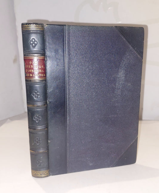 Oak Openings Or, The Beehunter by J. Fenimore Cooper, Quarter Leather Bound Hb0