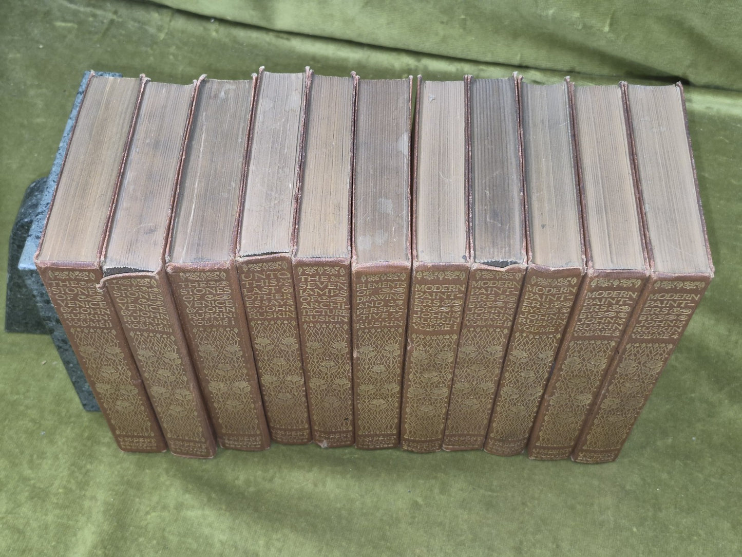 John Ruskin Modern Painters Stones of Venice Seven Lamps Complete Everyman2