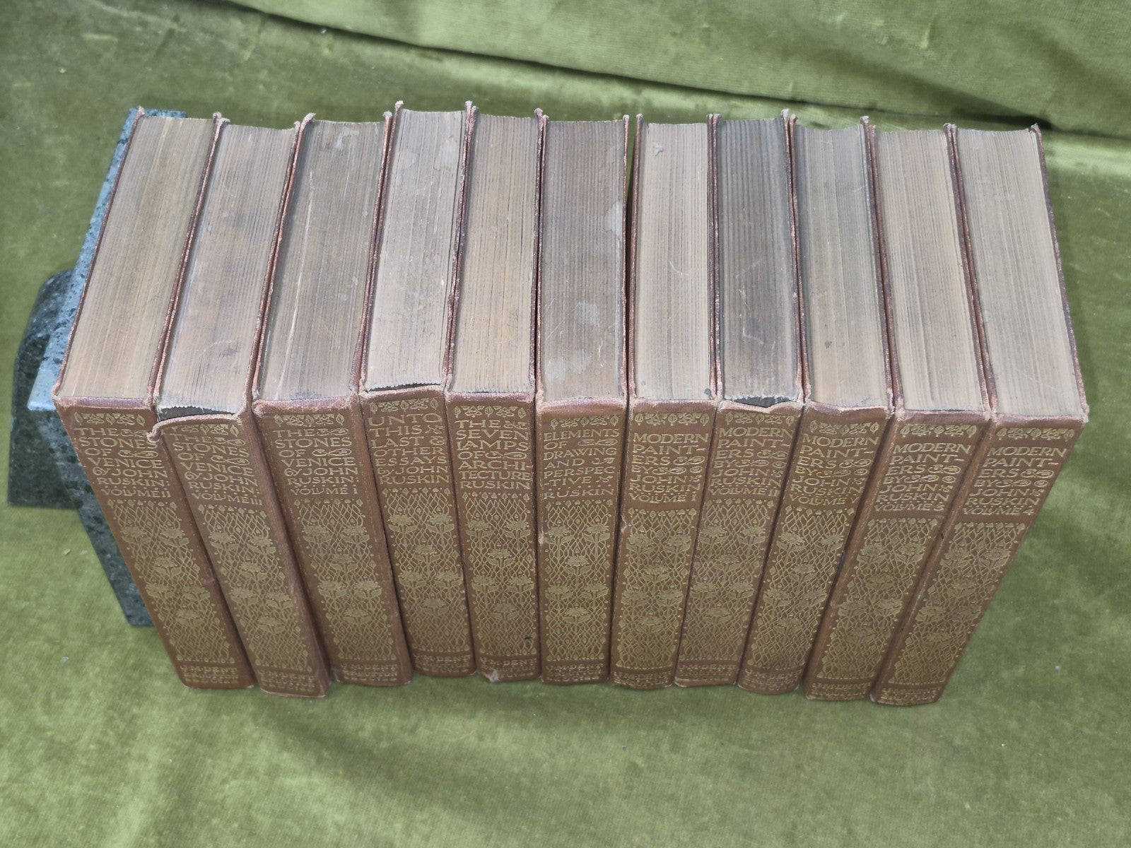 John Ruskin Modern Painters Stones of Venice Seven Lamps Complete Everyman2