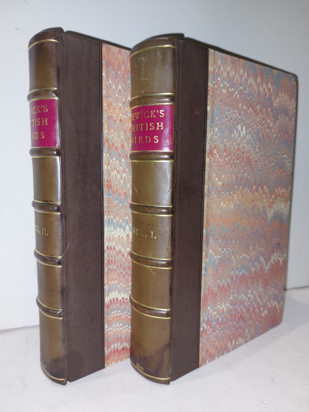 History of British Birds ~ BEWICK Vols I & II (1847)1