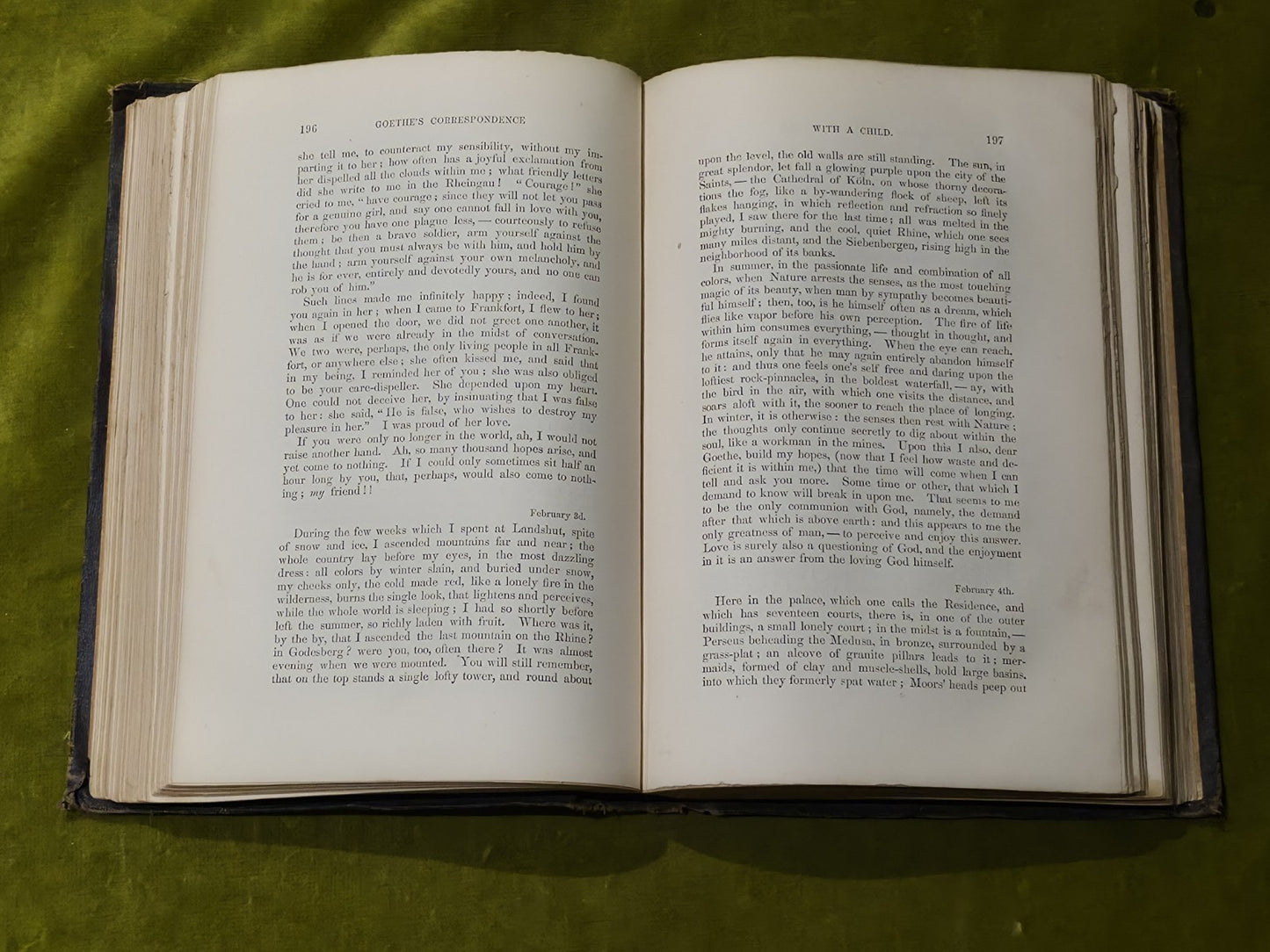 Goethe's Correspondence With A Child 1860 Hardcover6