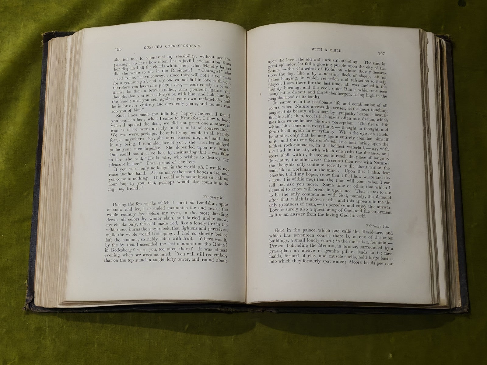 Goethe's Correspondence With A Child 1860 Hardcover6