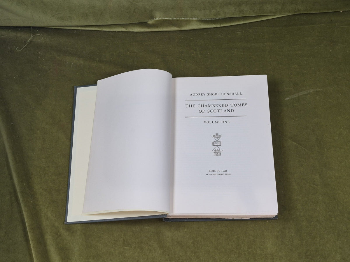The Chambered Tombs of Scotland By Audrey Shore Henshall in 2 Vols 19633