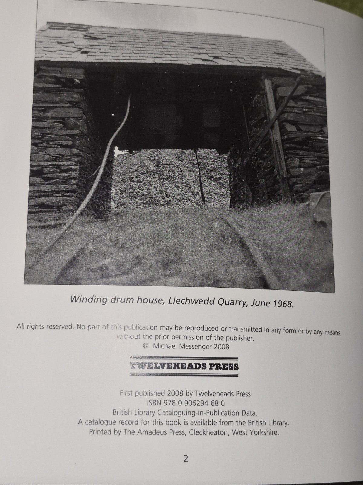 Slate Quarry Railways of Gwynedd Messenger, Cawfields Quarry and Railway Parker3