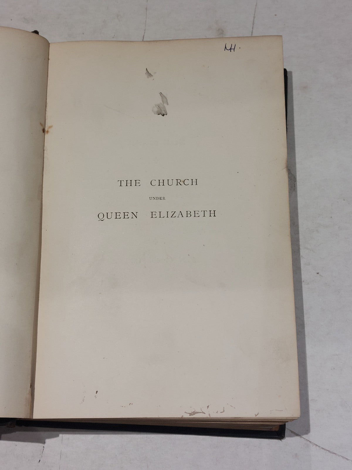 The Church Under Queen Elizabeth by Frederick George Lee  HB 1896 [Antiquarian]3