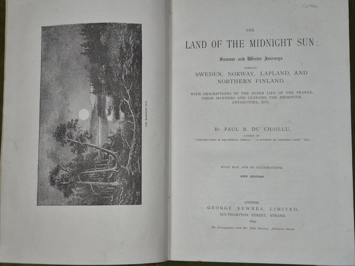 Land of the Midnight Sun Paul B Du Chaillu Sweden Norway George Newnes 1899 3