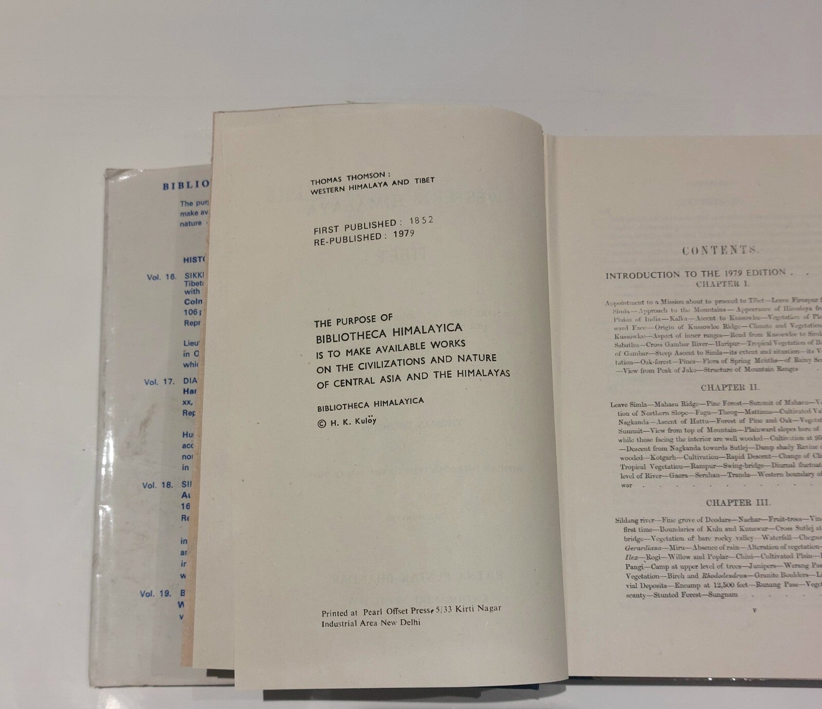 Western Himalaya and Tibet, Thomas Thomson (1979) Book5