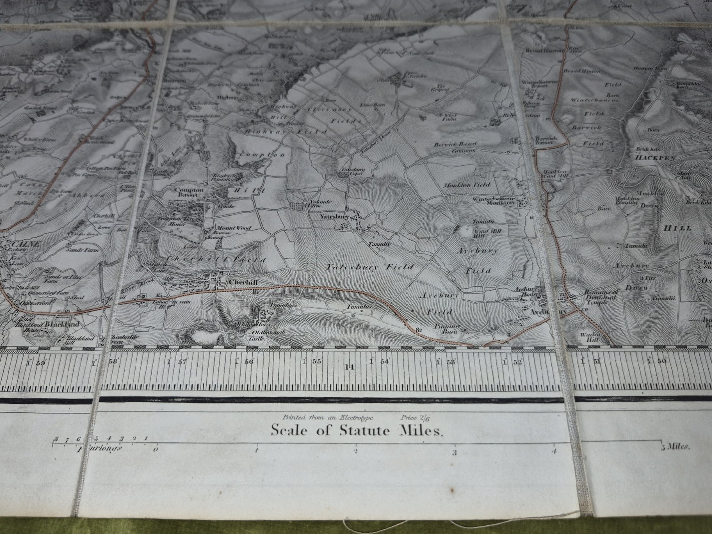 1867 Ordnance Survey England and Wales No. 34 Gloucestershire Edward Stanford6