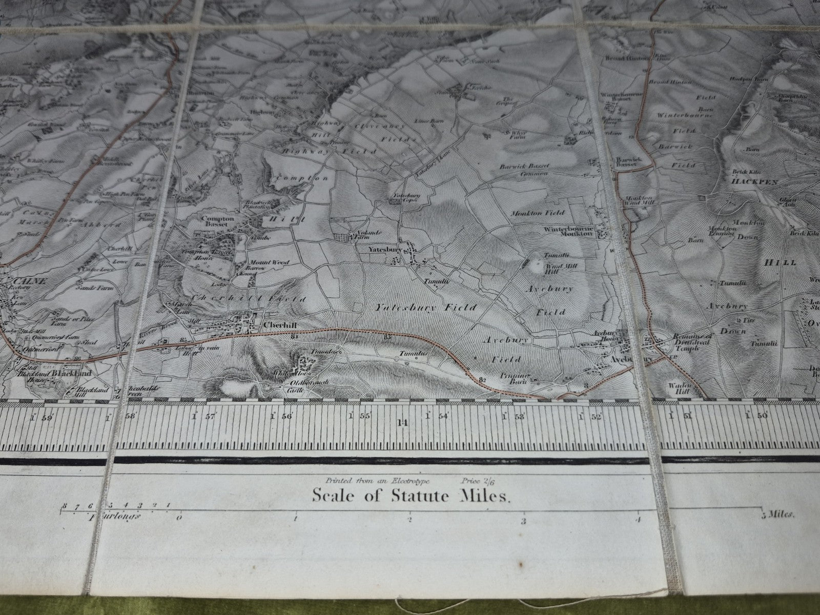 1867 Ordnance Survey England and Wales No. 34 Gloucestershire Edward Stanford6