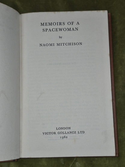 Memoirs of a Spacewoman - Naomi Mitchison - First Edition 1962 5