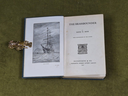 The Brassbounder - David W. Bone , Duckworth 1910 1st Ed, 2nd imp, no DJ3