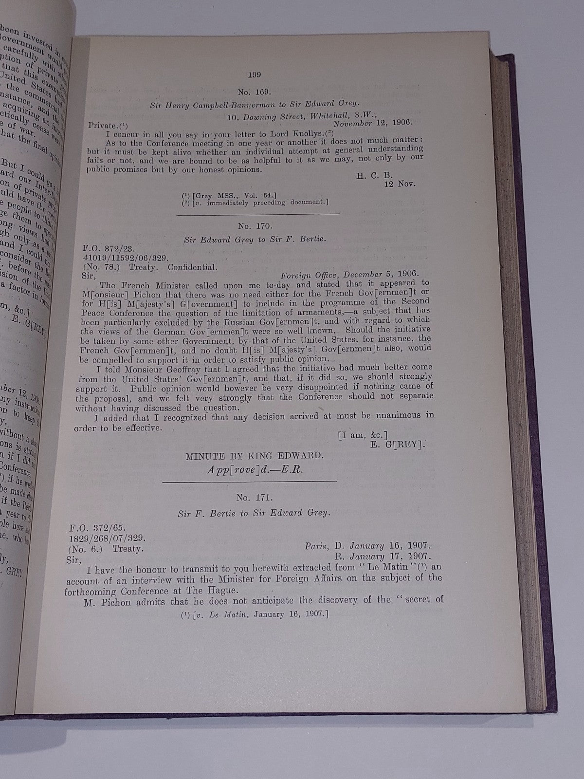 British Documents on the Origins of the War 1898–1914 Vol 8 (1932) HMSO Hb Book5