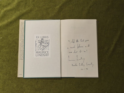 Thistles and Roses - Iain Cicheton Smith w/ Maurice Lindsay Bookplate , E&S 19613