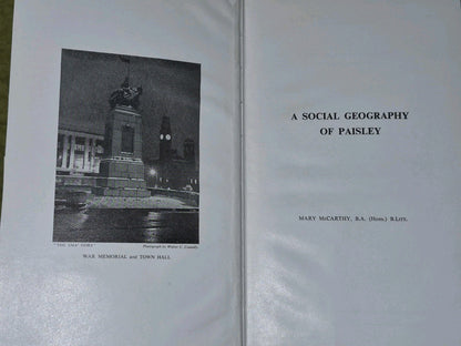A Social Geography of Paisley Mary McCarthy 1969 University of Oxford6