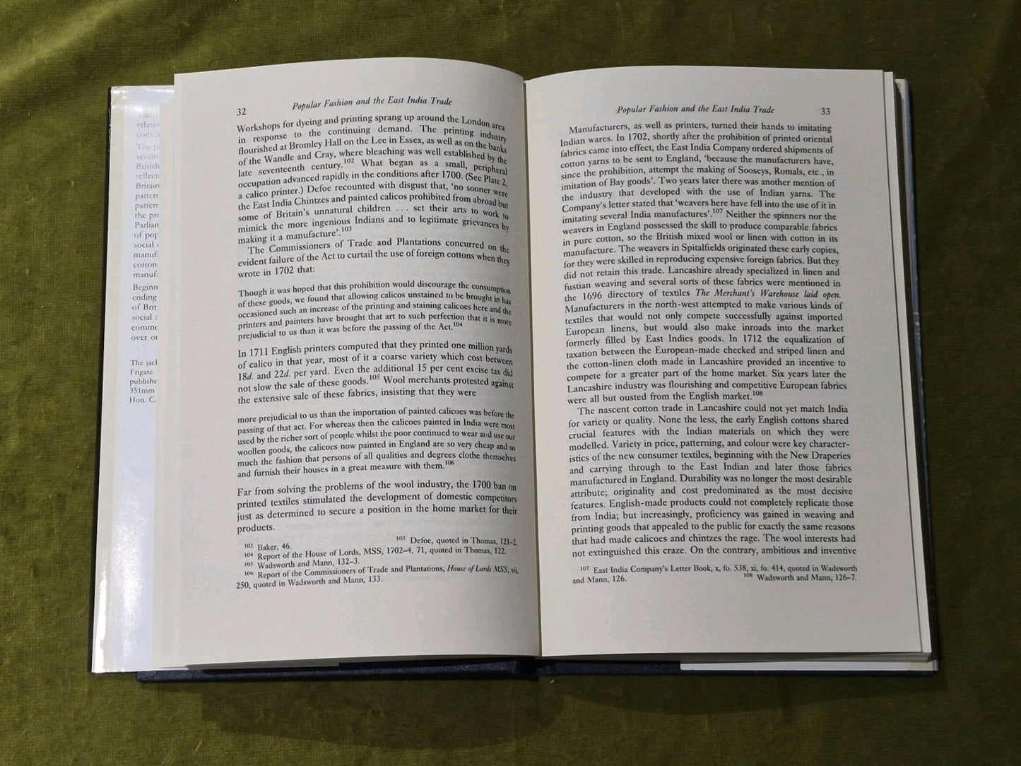 Fashion's Favourite The Cotton Trade And The Consumer In Britain 16601800, 19915