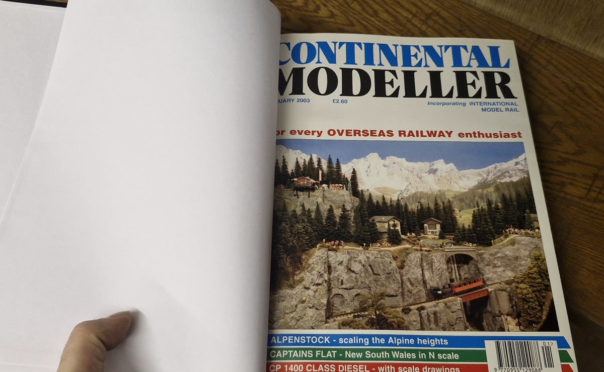 continental modeller magazine Bound Volumes 21 23 24 25 26 27 1999 - 20031
