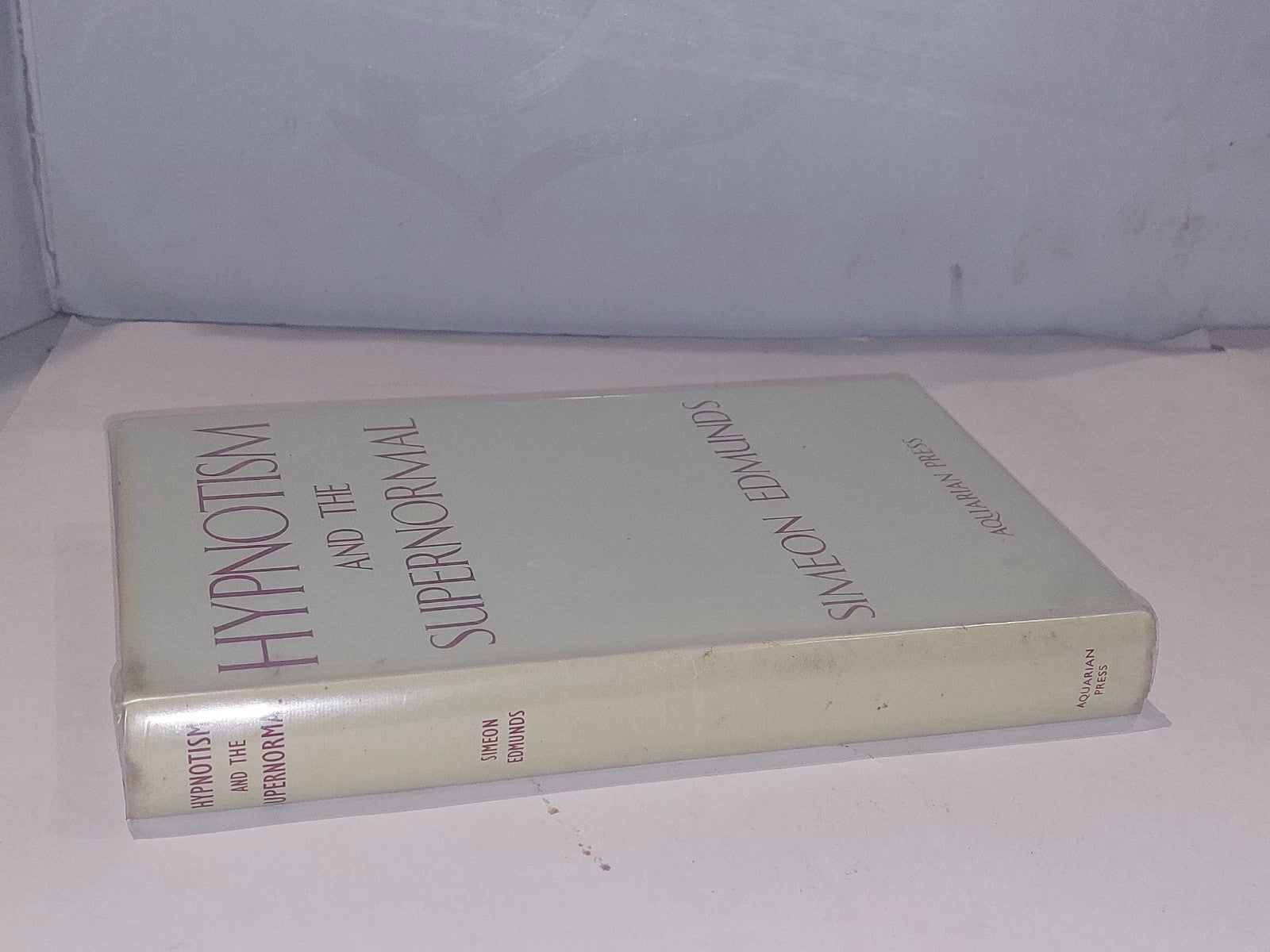 Hypnotism & the Supernormal  Simeon Edmunds  1961 Aquarian Press 1st Hb Book 1