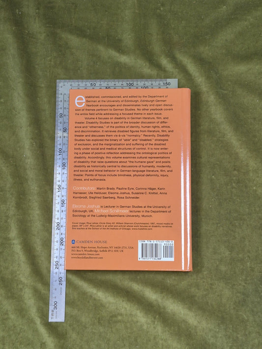 Edinburgh German Yearbook 4 – Disability in German Literature, Film, and Theater1
