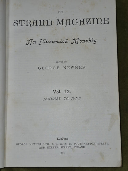 The Strand Magazine Set 1894 - 1896 Arthur Conan Doyle Jules Verne10