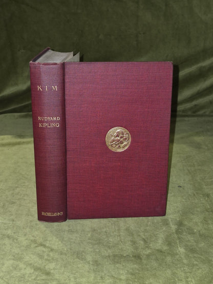 Kim - Rudyard Kipling 1902 earlyMacmillan reprint HB0
