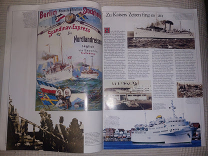TT-Line Logbuch Sales Brochure 1980s Including Fleet Diagrams6