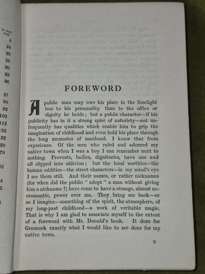 Old Greenock Characters 1920 John Donald First Edition Milne Tannahill4
