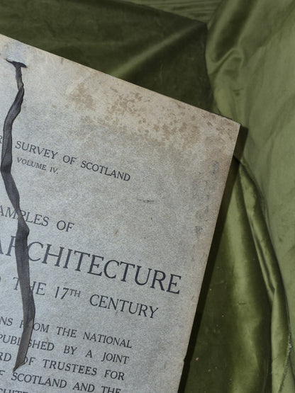 Examples Of Scottish Architecture From The 12th to 17th Century By Anderson 19214