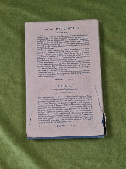 Humanistic Psychology - John Cohen , George Allen & Unwin 1958 1st HB DJ1