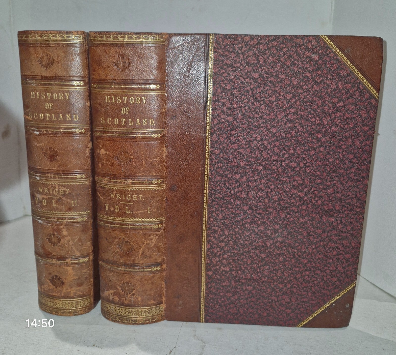 History of Scotland By Thomas Wright Vol I&II London Printing & Publishing Co.0