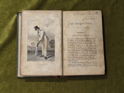 The Cricket Field or the History and Science of Cricket - James Pycroft 1951 1st4