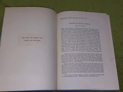 Kinship In South Australia By A P Elkin (1940) Australian Medical Publishing Hb5