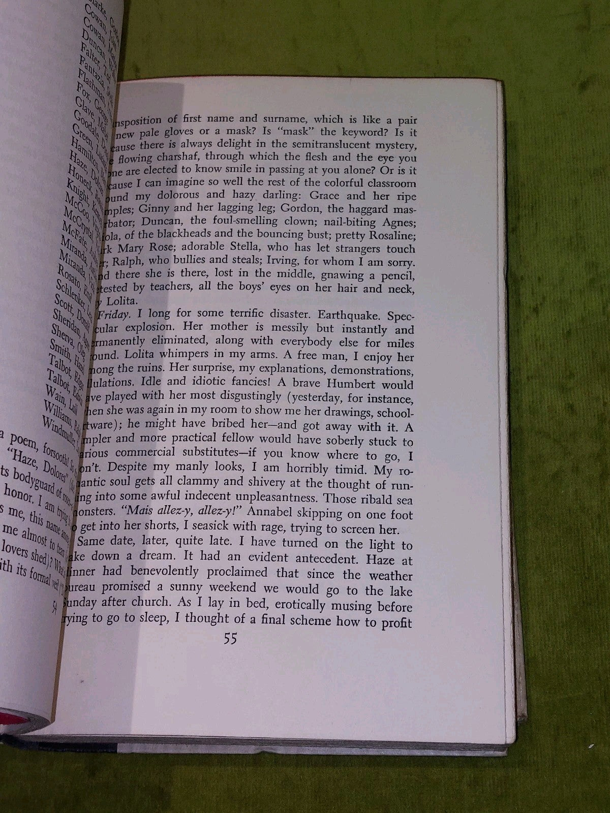 Lolita 1st edition 11th impression By Vladimir Nabokov, Putnam (1955)5