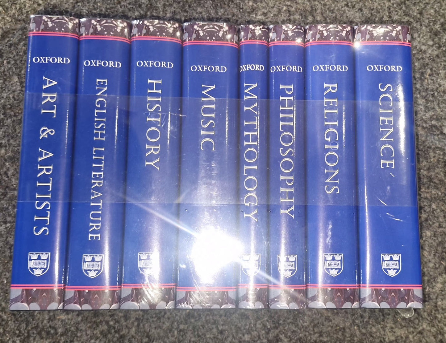 Oxford Dictionary 8 Vol Set Science Mythology Philosophy Religions Arts Music 0