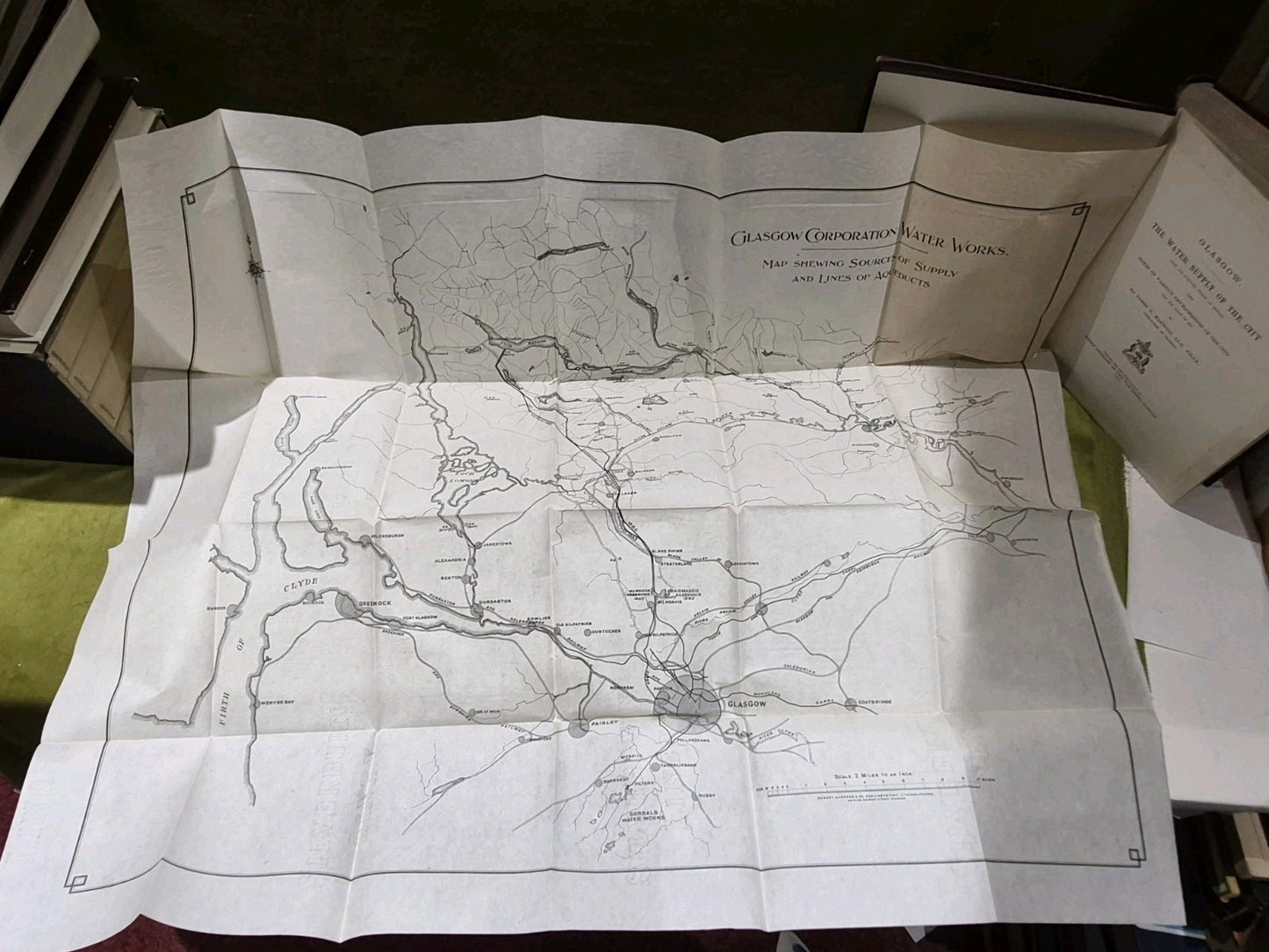 Glasgow: The Water Supply of the City by Sir James Marwick (1901) 1st Ed Hb Book5