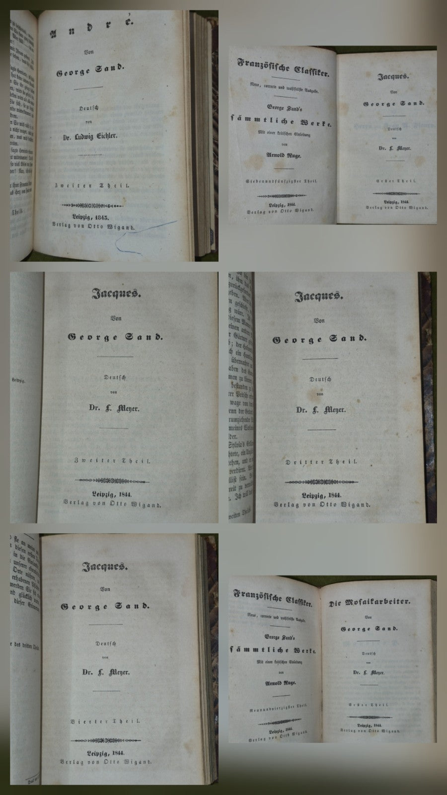 George Sand's Sämtliche Werke 1843 Otto Wigand3