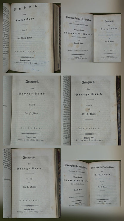 George Sand's Sämtliche Werke 1843 Otto Wigand3