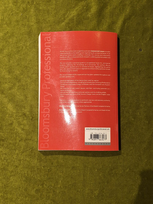 Commercial Leases 2nd Ed by D Cockburn and R Mitchell1