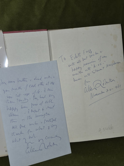 More Than Music (1961 First) Alec Robertson - SIGNED with Letter from Author4