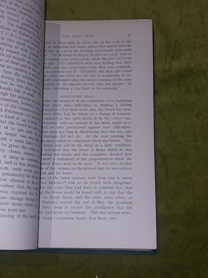 History of the United Cooperative Baking Society By William Reid 1920 1st Ed Hb3