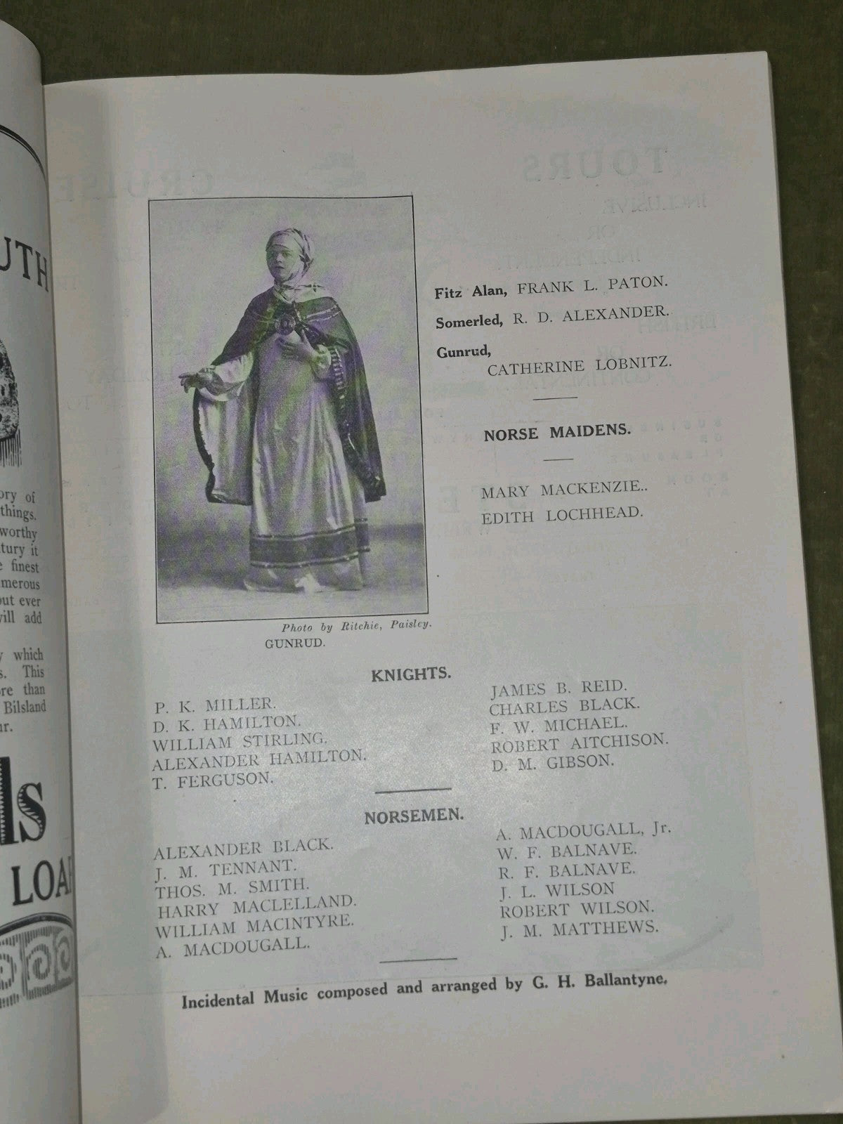 The Pageant of Paisley 1929 Programme George A Clark 4