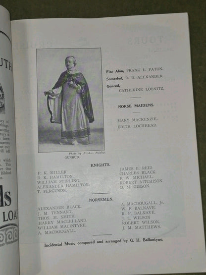The Pageant of Paisley 1929 Programme George A Clark 4