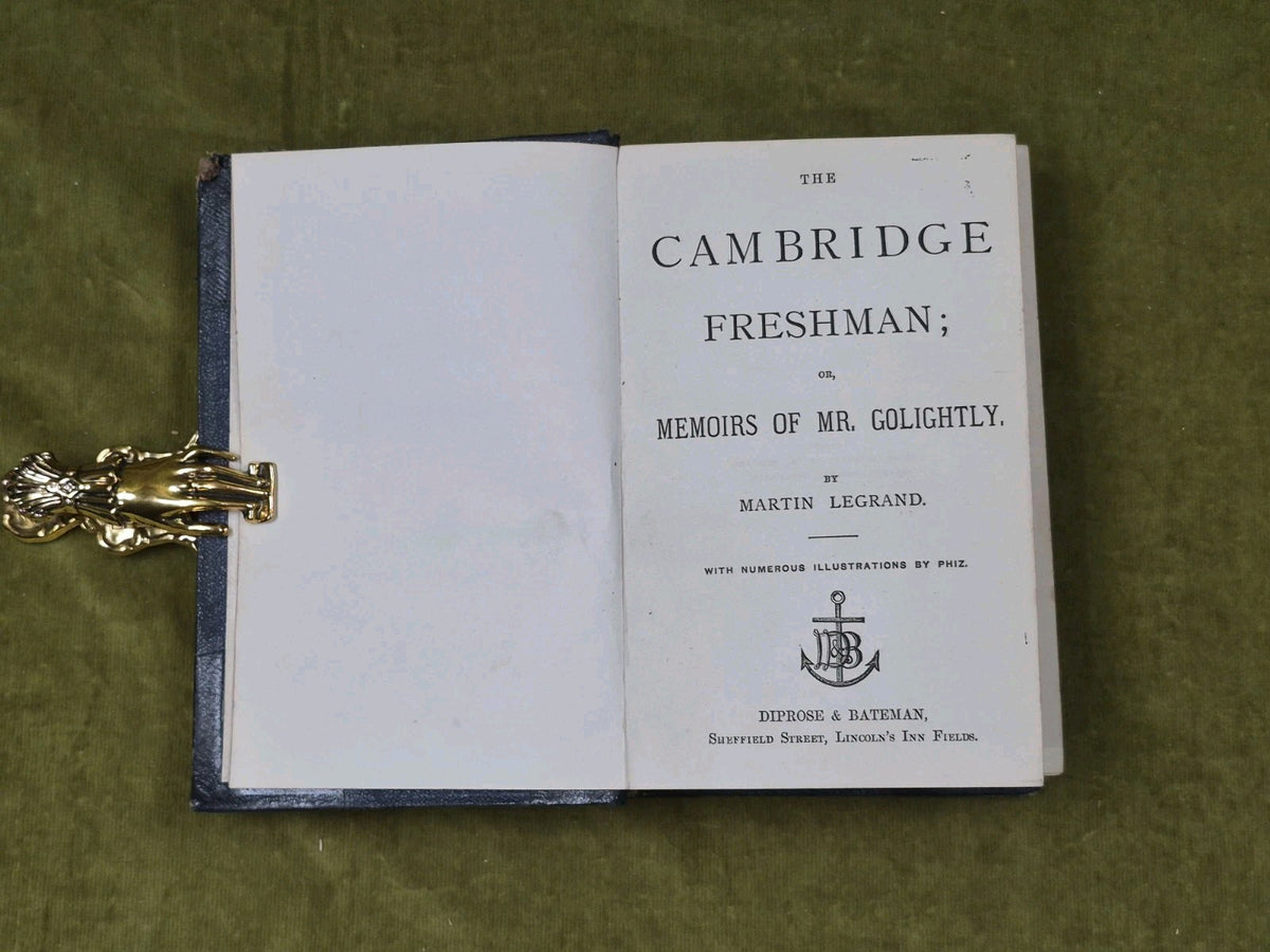 Martin Legrand & Phiz - The Cambridge Freshman / Mr Golightly , Diprose Bateman4