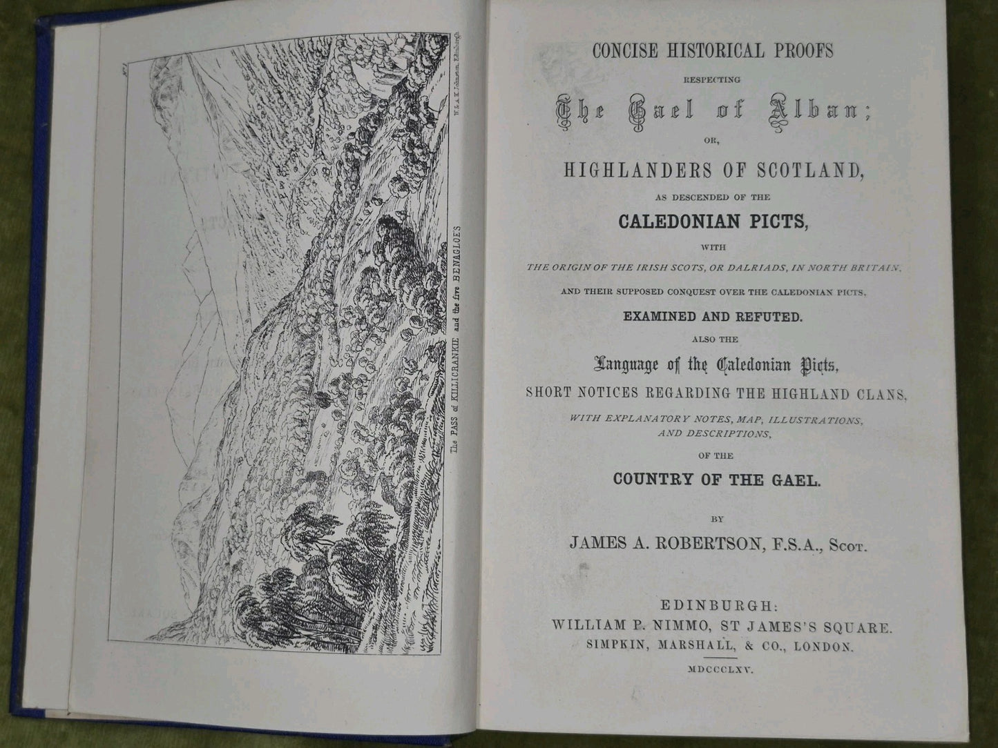 Gaels of Alban or Highlanders 1865 James A Robertson Signed Letter From Author6