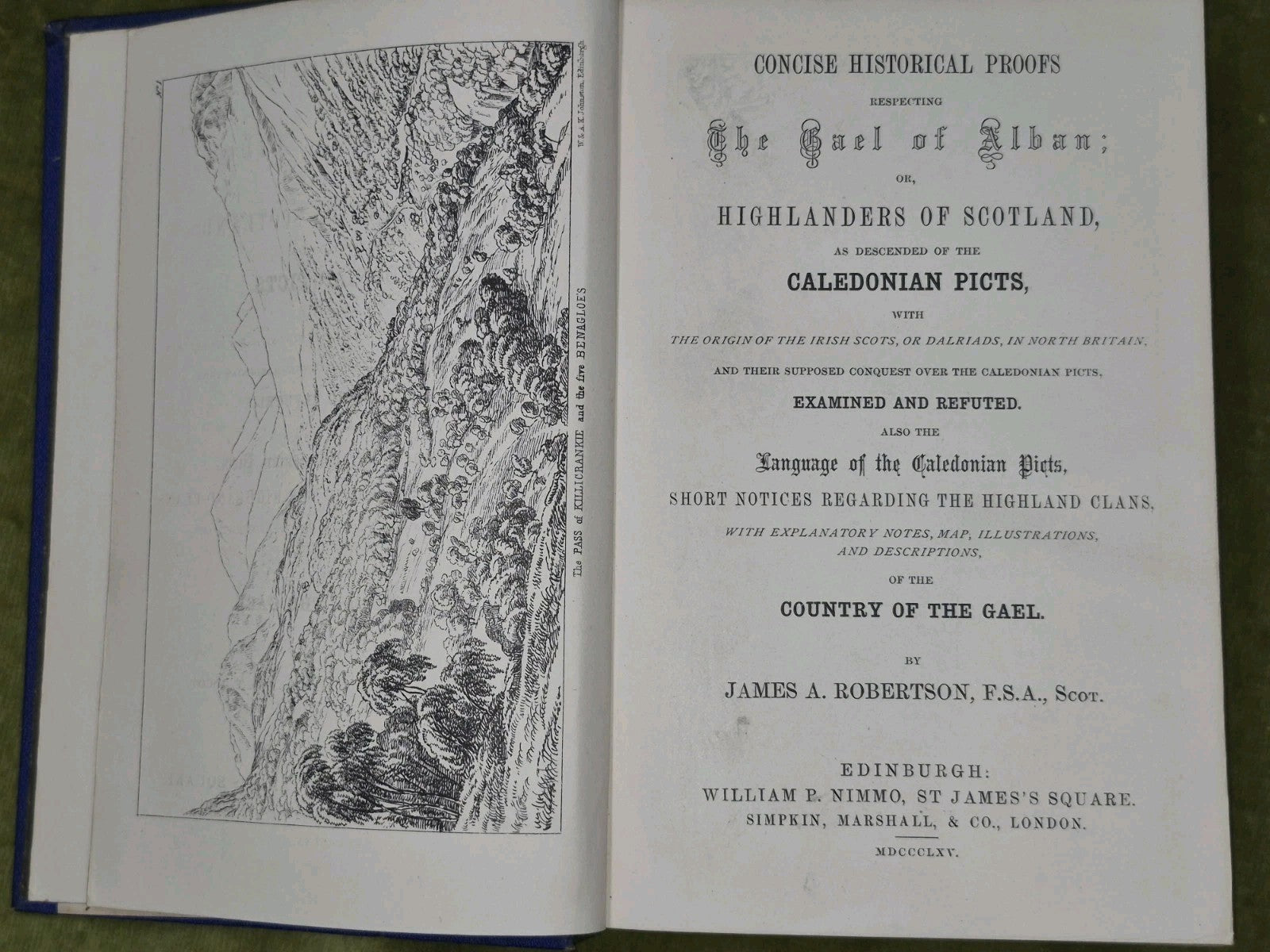 Gaels of Alban or Highlanders 1865 James A Robertson Signed Letter From Author6
