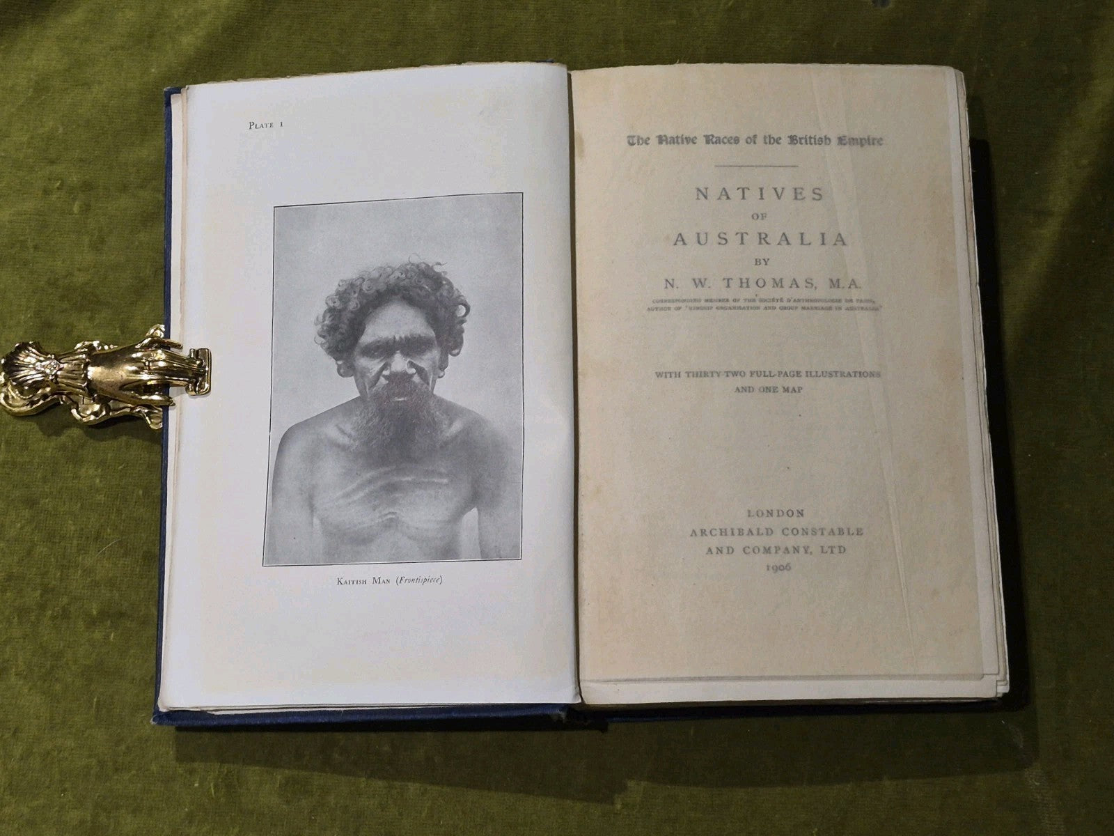 Natives of Australia - N. W. Thomas, 1906 1st Ed Archibald Constable4